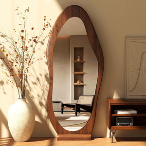 <span class=keywords><strong>Specchio</strong></span> Vintage in Legno <span class=keywords><strong>a</strong></span> Forma di Delfino, <span class=keywords><strong>Specchio</strong></span> in Legno Massello Lucidato <span class=keywords><strong>a</strong></span> Mano, <span class=keywords><strong>Specchio</strong></span> Decorativo da Parete <span class=keywords><strong>per</strong></span> Camera da Letto Stile Instagram - Product Image 5