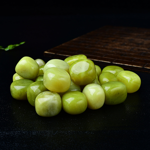 Đá thạch anh chanh cuộn bán buôn, đá thô, đá khử từ, đá trang trí - Product Image 2