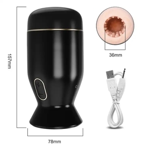 Masturbador masculino giratorio 2023, máquina de masturbación con textura realista 3D para hombre - Product Image 6