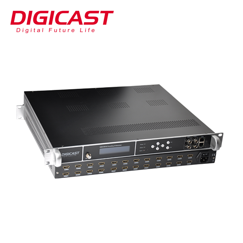 IP QAM Modulator with Mux Scr DVB-T Encoder Modulator