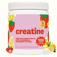 Créatine monohydrate en poudre OEM, saveur limonade à la fraise, à mélanger avec de la protéine de lactosérum en poudre pour soutenir l'entraînement en salle de sport, 275 g