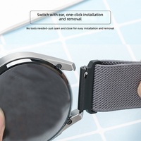 Accessoires de camping en plein air et de montagne, bracelet de montre en nylon élastique à boucle simple avec boucle à ardillon