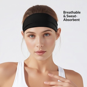 Banda Deportiva para la Cabeza Absorbente de Humedad, Antideslizante, Elástica, para Yoga, Running, Fitness, Secado Rápido, para Hombres y Mujeres - Product Image 5