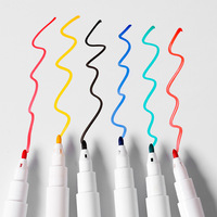 Mini marqueur pour tableau blanc avec logo personnalisé Offres Spéciales Marqueurs effaçables à sec à écriture lisse pour l'école et le bureau Adapté aux enfants
