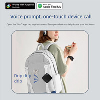 Sualio Tag Localisateur universel double système Bluetooth 5.0 pour Apple Android IOS/Android, dispositif anti-perte pour animaux de compagnie, Google Wallet