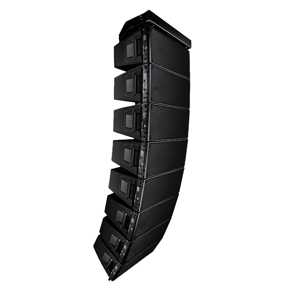 HDL 20 Dual 10 Inch Active Powered Two-Way Line Array Outdoor Stage Professional Audio 700W 55Hz-20kHz Plastic DJ Sound Lighting