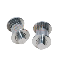 HTD 3M 24T Aluminium Timing Pulley, Lubang Dalam 6/8/12/14mm, Roda Sinkron Presisi untuk Transmisi Otomasi.