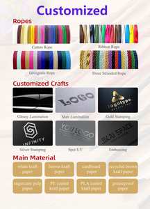 Bolsas de Papel Kraft Personalizadas con Logotipo Impreso para Compras, Regalos, Alimentos, Venta al por Mayor, Bolsas de Lujo KM OEM - Product Image 6