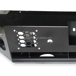 Pare-chocs avant en acier noir puissant et puissant avec lumières pour Lc200 toyota nissan <span class=keywords><strong>ford</strong></span> jeep Toyota Hilux F150 Isuzu Hiace Mitsubishi - Product Image 3