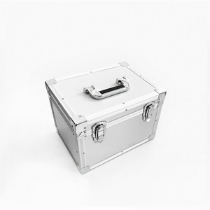 Boîte à bijoux carrée transparente avec poignée de sac à main pour la présentation de diamants nus, pierres précieuses et perles de Bouddha - Product Image 3