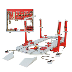 Tfautenf 22 Chân 10T Kéo Công Suất Ống Thép Sử Dụng Xe Tự Động Cơ Thể Khung Puller Máy Với 4 Bài - Product Image 2