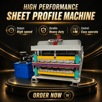 Machine de formage à rouleaux automatique à double couche pour panneaux de toiture et muraux, ligne de production de tôles et de tuiles en acier de haute précision