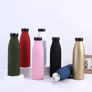 Botella de leche de acero inoxidable, termo aislado con logotipo personalizado OEM, Cola colorida, agua caliente y fría, 350ml, 500ml, 750ml - Product Image 1
