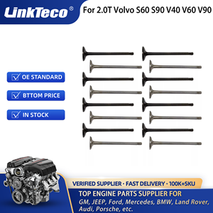 Pièce moteur 16x Jeu de soupapes d'admission et d'échappement Convient à 2.0 T L4 ESSENCE B4204T11 B4204T27 B4204T43 pour 09-18 2.0T <span class=keywords><strong>Volvo</strong></span> S60 S90 V40 V60 <span class=keywords><strong>V90</strong></span> - Product Image 3