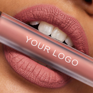 Lápiz labial mate líquido hidratante a prueba de transferencia de aceite de semilla de sandía aceite de manzana vegano sin secado personalizado - Product Image 1