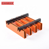 KAYSDY personalizado moderno deflector de aluminio en forma de U diseño decorativo tira de metal colgante techo elástico