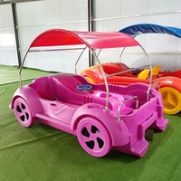Yacht de luxe Meierya M-117 pour 4 personnes, 2,67 m x 1,56 m, en plastique PE, location avec pédale et coffre en bois pour les loisirs nautiques en extérieur