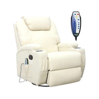 Fauteuil inclinable pivotant à bascule avec chauffage, poche latérale et massage, pour salle de cinéma maison, fournisseur en gros