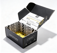 Boîte d'expédition en carton ondulé personnalisée, imprimée en couleur, pour l'emballage de cadeaux d'abonnement mensuel pour enfants