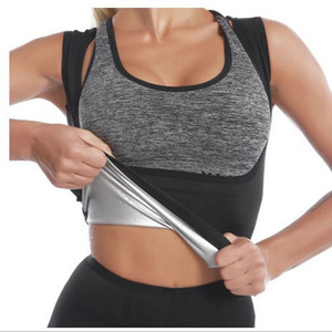 Phụ Nữ Người Đàn Ông Trong Nhà Ngoài Trời Tập Thể Dục Tập Thể Dục Phòng Tập Thể Dục Thể Thao Eo Huấn Luyện Viên Mỏng Mồ Hôi Cơ Thể Hình Thành Áo Sơ Mi Tắm Hơi Phù Hợp Với Vest - Product Image 2