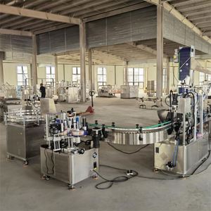 Tốc độ cao tự động nước ép trái cây điền dòng nước giải khát chai chất lỏng điền đóng nắp máy dán nhãn - Product Image 3