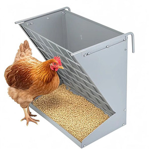 干草喂食器<span class=keywords><strong>2</strong></span>合1干草架壁挂式山羊马喂食器重型镀锌钢悬挂式喂食器 - Product Image 3