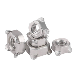 Dadi a saldare a punti metrici DIN928 in acciaio al carbonio 304 316 da M3 a M16, tipo A/B, per lamiera automobilistica - Product Image 2