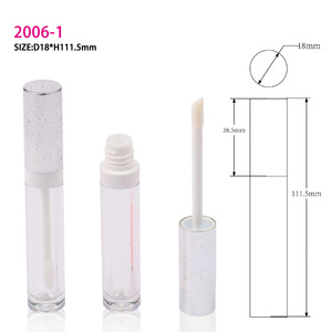 disponibles de plástico vacía varita aplicador de Glam de brillo de labios tubo de embalaje personalizado con aplicador - Product Image 6