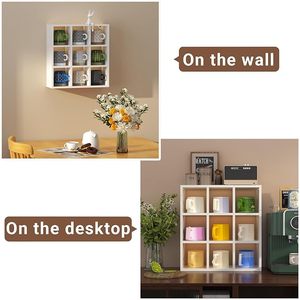 Đa chức năng bằng gỗ cup lưu trữ giá như cốc cà phê chủ Tea Cup hiển thị cho bàn ăn - Product Image 5