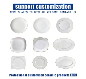 Assiettes de table en céramique rétro nordique à glaçure réactive, assiettes de <span class=keywords><strong>cuisine</strong></span> personnalisées en grès pour restaurant, maison, vente en gros - Product Image 5