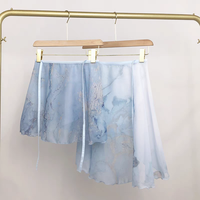 Vente chaude Bonne Qualité En Gros En Mousseline De Soie Cravate Die Dance Wear Formation Ballet Jupes Enveloppantes