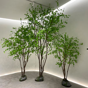 Escaparate de árbol de campana colgante japonés Artificial Ma Zui decoración de madera árbol falso paisaje plantas verdes diseño interior y exterior - Product Image 4