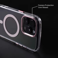Étui de téléphone magnétique de luxe pour iPhone 17 16 Pro Max, compatible avec la recharge sans fil, finition mate, antichoc, coques de téléphone portable Plus Mini
