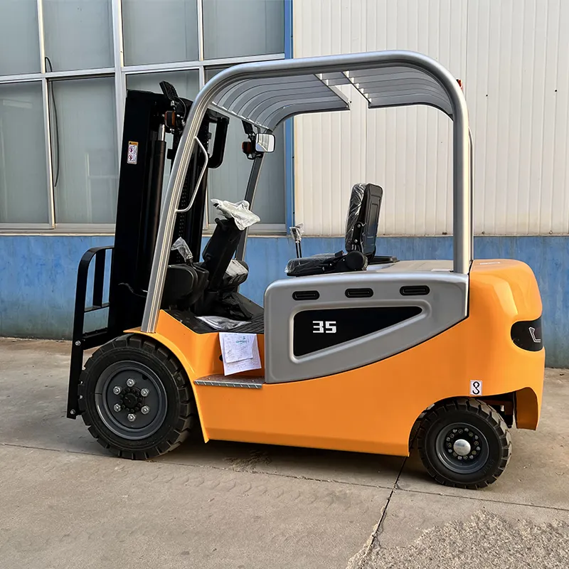 Caldo-vendita 1.5ton 2ton 2.5ton 3ton cina carrello elevatore elettrico 4 ruote carrello elevatore 48v 72v carrello elevatore elettrico prezzo a buon mercato