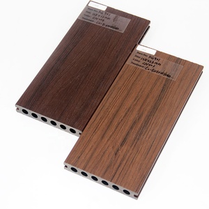 Tarima Hueca <span class=keywords><strong>de</strong></span> Nueva Generación Coextruida, Moderna, Antideslizante, con Acabado Cepillado, Color Nogal, Duradera, para Jardín y Patio, Precio <span class=keywords><strong>de</strong></span> Fábrica - Product Image 1