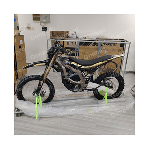 Moto tout-terrain Surron Ultra 2026 avec roue arrière de 18 pouces et roue avant de 19 pouces, couleur bronze/noir ; Moto tout-terrain Surron Ultra Bee 2025 avec roue arrière de 18 pouces et roue avant de 19 pouces - Product Image 3