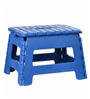 Chaise pliante en plastique bleue de 8 pouces à prix d'usine pour usage extérieur