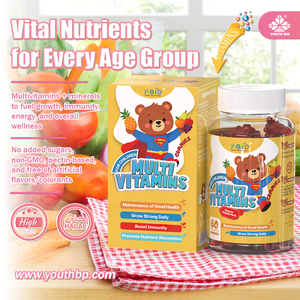 Gomitas Multivitamínicas Veganas con Biotina y Vitamina B5, Favorecen la Salud del Cabello, la Piel y las Uñas, Gomitas de Frutas a Base de Pectina para Todos - Product Image 2