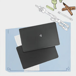 Tarjeta Inteligente NFC RFID de Acero Inoxidable 13.56MHz, Tarjeta de Identificación Empresarial Personalizada, Negra, Impermeable, con Chip NTAG213, Control de Acceso - Product Image 6