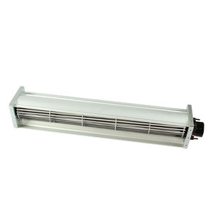 יחידת וילון אוויר מסוג תוף זרימה צולבת/זרימה ישרה באורך מעל מטר, 50 מ\\\"מ, DC24V, ODM OEM, מאוורר סליל עם להב אלומיניום, מחמם - Product Image 2