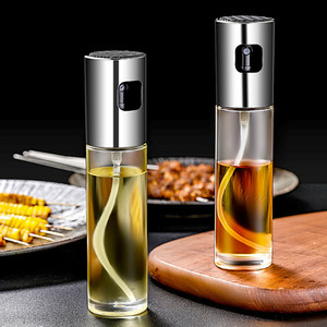 Botellas de <span class=keywords><strong>aceite</strong></span> de oliva personalizadas, pulverizador de <span class=keywords><strong>aceite</strong></span> rellenable de acero inoxidable, dispensador de vinagre de <span class=keywords><strong>aceite</strong></span> para barbacoa - Product Image 5