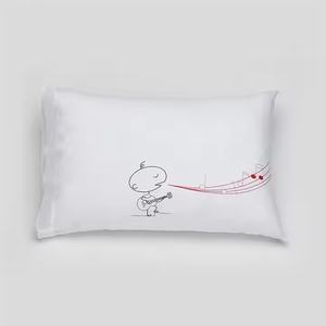 100% coton imprimé taie d'oreiller personnalisé imprimé luxe doux taie d'oreiller pour la maison hôtel - Product Image 3