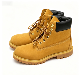 Botas de tobillo de ante sintético para hombre, punta redonda, impermeables, zapatos de mujer, botas Martin de cuero de primera calidad, zapatos para hombre y mujer - Product Image 1