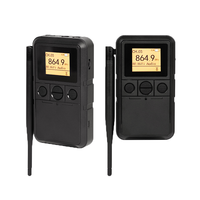 Émetteur portable 2500 mAh avec Bluetooth HT003, émetteur Silent Disco avec écran LCD