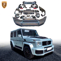 Conversion W464 Bra-B Style large Bodykit pour Mercedes Benz classe G W463 Kit carrosserie voiture pare-chocs assemblage capot 4X4 arc garde-boue fusées