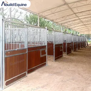 Horses Stable Box Horses Barn Equipment Equine Permanent Stalls For Horse Farm