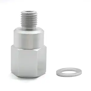 Alluminio M12x1.5 a 1/8 NPT adattatore per sensore olio Kit con guarnizione LS serie motori compatibili LS1 LS3 LS6 ecc