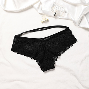 Lencería sexy de estilo europeo y americano, conjunto de sujetador transparente de encaje con espalda descubierta, lencería para mujeres con senos grandes, delgada y - Product Image 5