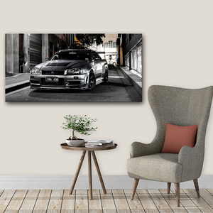 Quadri su tela stampa HD senza cornice opere d'arte per auto sportive moderna Nissan Skyline Gtr immagini per auto comodino decorazioni per la <span class=keywords><strong>casa</strong></span> <span class=keywords><strong>poster</strong></span> <span class=keywords><strong>da</strong></span> parete - Product Image 3