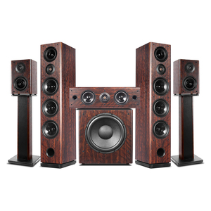 Sistema de Sonido Envolvente 5.1 para el Hogar, Sistema de Cine en Casa de Madera con Altavoces de Alta Fidelidad - Product Image 1